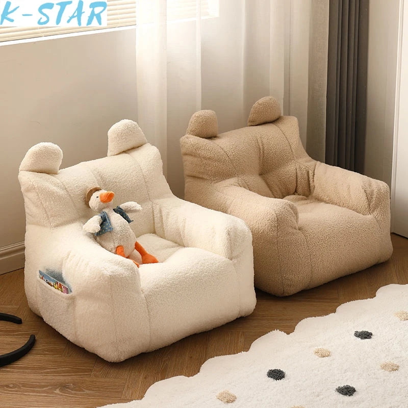 K-STAR Cute and Lazy Sofa Mini Casual Seat Cartoon Children'S Sofa Reading Men and Women Simple Sofa Baby Sofa 2023 Dropshopping