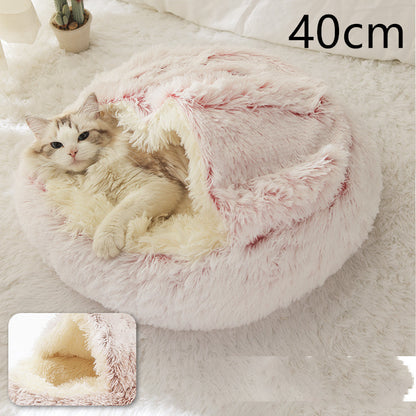 cat bed ight pink