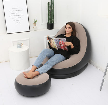 Lazy Bean Bag with Inflatable Folding Sofa