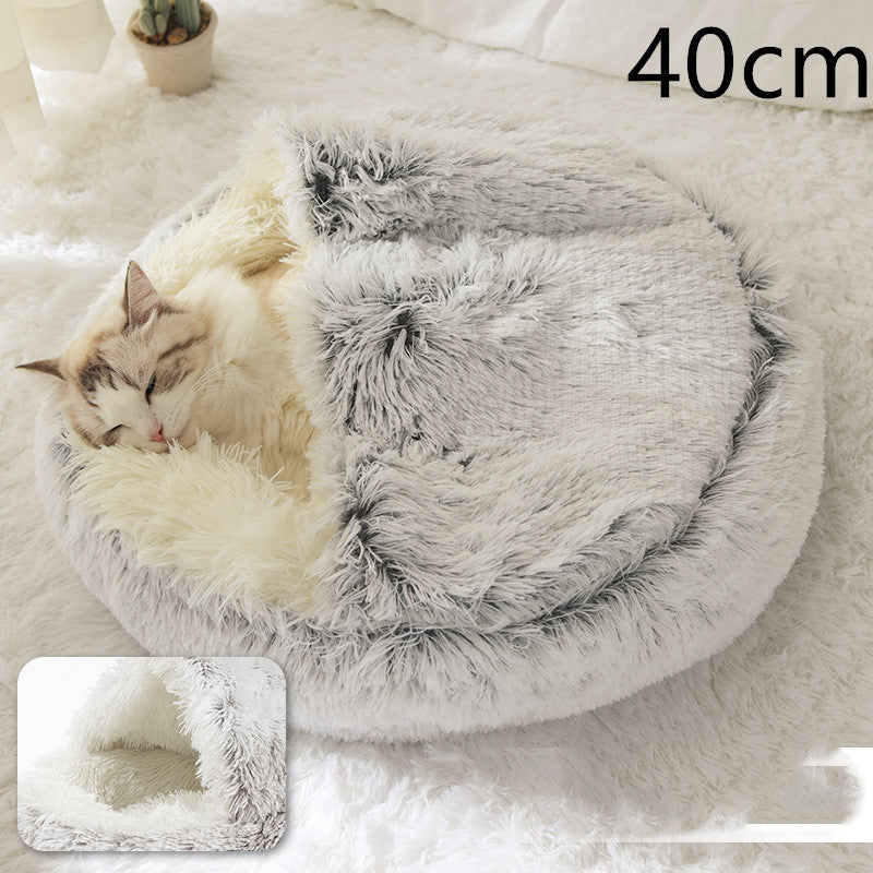 cat bed grey