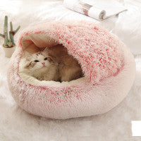 cat bed pink