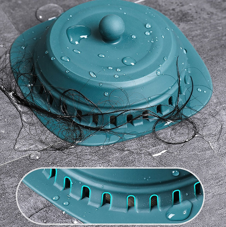 Hair Filter Silicone Bathroom Sewer Anti-Hair Clogging Bathtub Toilet Floor Drain Filter Anti-Hair