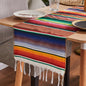 Flag Woven Tablecloth Tassel Blanket Beach Blanket Beach Mat