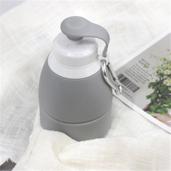 Silicone folding water bottle