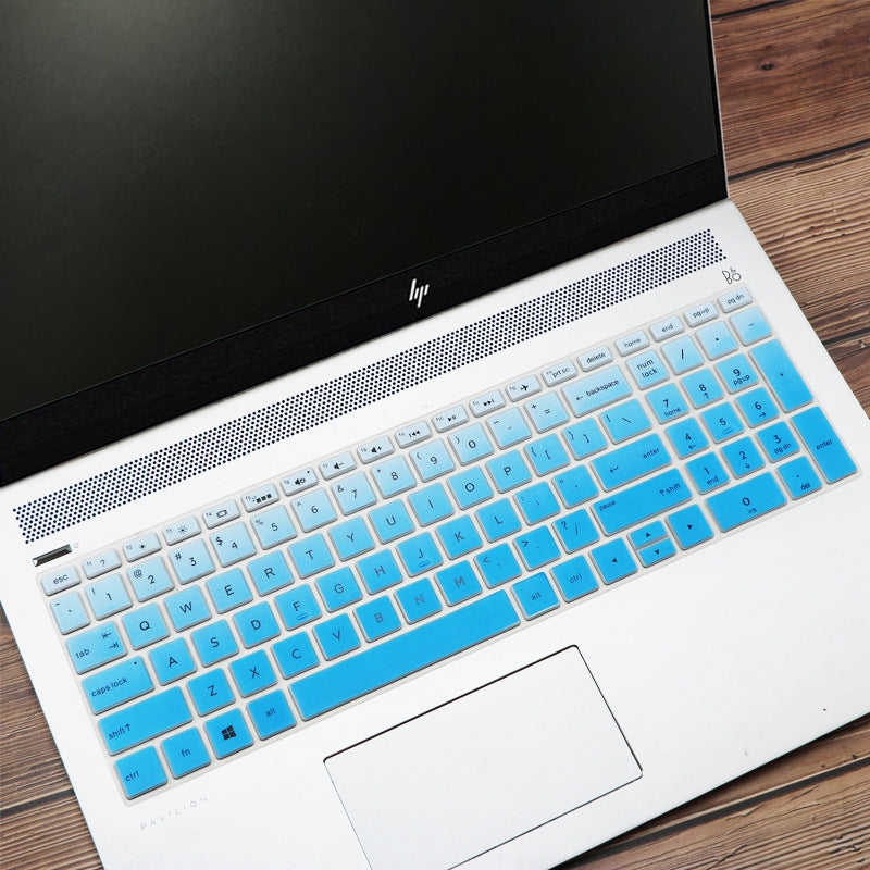 laptop keyboard cover blue