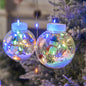 10PCS LED Christmas Curtain Lamp Fairy Snowman Wishing Ball Lamp String Christmas Window Decoration Christmas Light Room