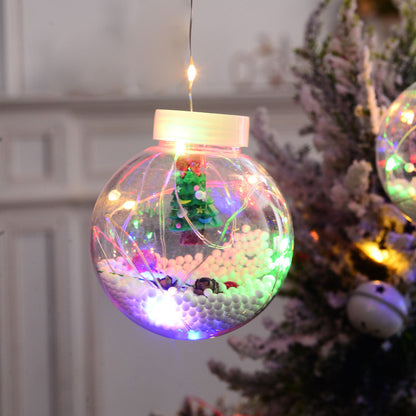 one christmas lamp ball