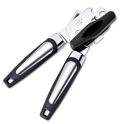 Manual Can Opener Smooth Edge Heavy Duty Stainless Steel Blades Beer Opener